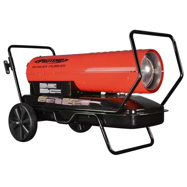 Pro Temp PT-175T-KFA 175000 BTU Forced Air Kerosene Diesel Space Heater with Thermostat