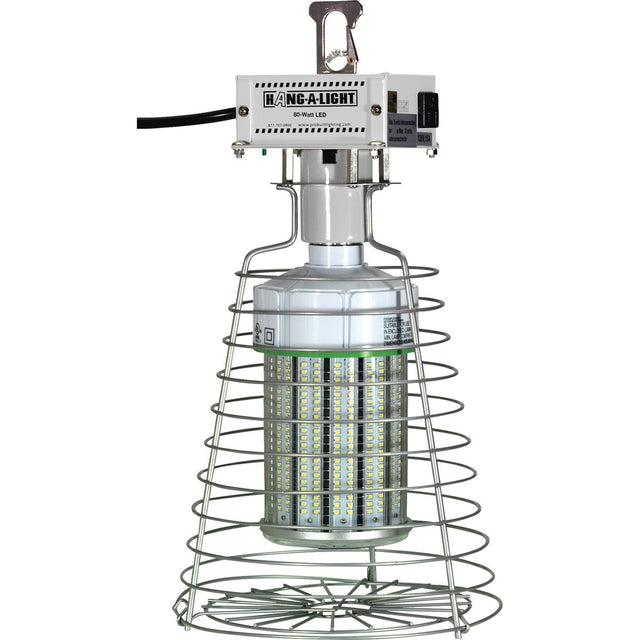 ProBuilt 111080LED 80 W LED Temporary Hanging Work Light with 5' Cord and 360 Degree Lighting
