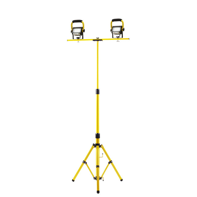 ProBuilt 411315 ProLight Slim 15-Watt LED Work Light Twin Head 2-Step Tripod