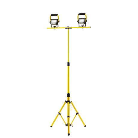 ProBuilt 411315 ProLight Slim 15-Watt LED Work Light Twin Head 2-Step Tripod