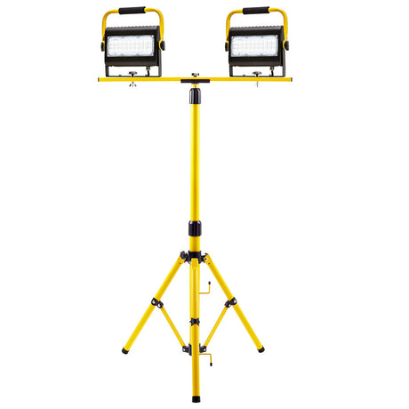 ProBuilt 411350 ProLight Slim 50-Watt LED Work Light Dual Head 2-Step Tripod