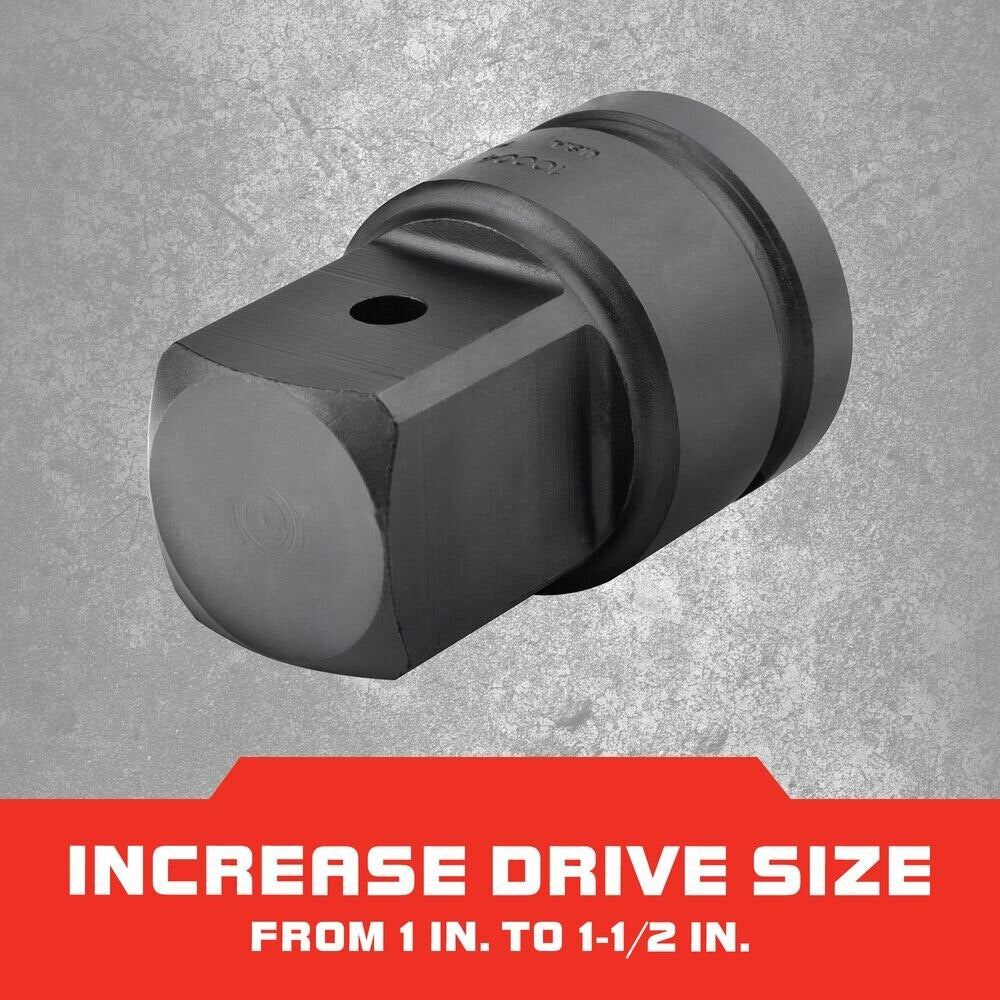 Proto J10004 Female Square Black Oxide Impact Socket Adapter, 1"x 1-1/2" - 4