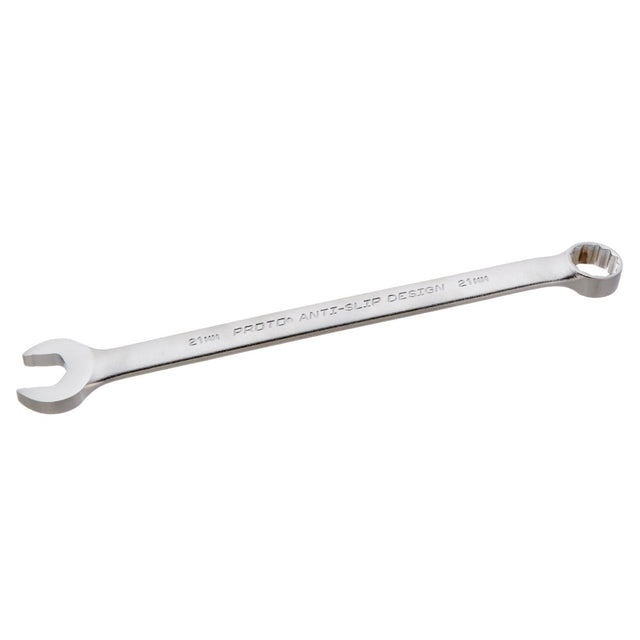 Proto J1221MASD Satin Finish Metric 21mm Combination Wrench, 12 Point