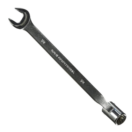 Proto J1270-16 Satin Finish SAE 1/2" Combination Flex Head Wrench, 12 Point