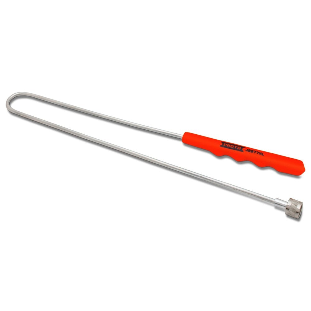 Proto J2377XL Magnetic Pick-Up Tool, Flexible, Push Button, 5lbs, 29in ...