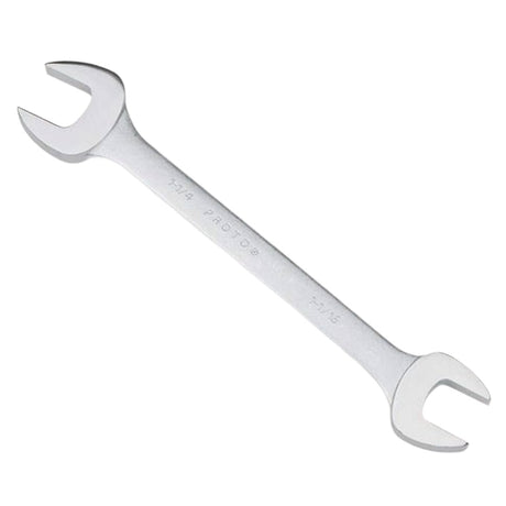 Proto J3018 Satin Finish SAE 1/4", 5/16" DoubleOpen End Wrench, 4-31/64"