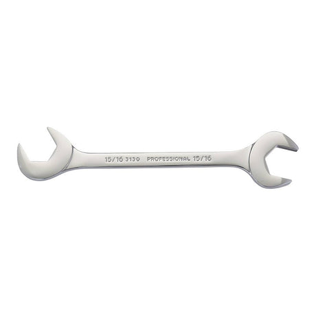 Proto J3130 Full Polish Finish SAE 15/16" Double Open End Wrench, 8-3/4"