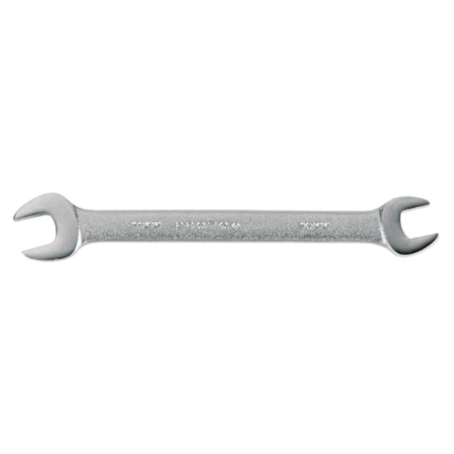 Proto J31415 Satin Finish Metric 14mm, 15mm Double Open End Wrench, 7-19/32"