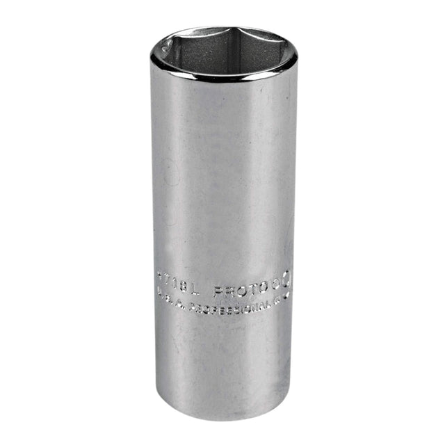 Proto  J4712L 1/4" Drive Deep Socket 3/8" - 6 Point