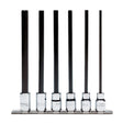 Proto J4990-SMXL 3/8" Drive 6 Piece Metric Extra Long Hex Bit Set