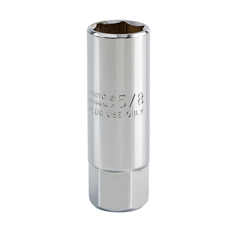 Proto J5020-50 3/8" Drive Chrome Finish Spark Plug Socket, 2-1/2", 6 Point