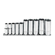 Proto J52111 10-Pieces 3/8" Drive SAE Chrome Socket Set, 6 Point