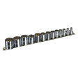 Proto  J52126 3/8" Drive 13 Piece Socket Set - 6 Point