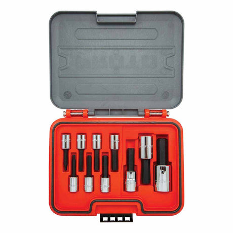 Proto J52210H 10-Piece Hex Bit Set 3/8" & 1/2" Drive