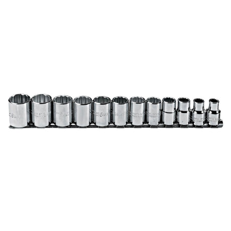 Proto J52216 3/8 Drive 12 Pc. Metric Socket Set - 12 Point