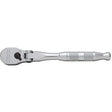 Proto J5249HTCF 3/8" Drive Flex Head 90-Tooth Pear Head Ratchet Full Polish 7"
