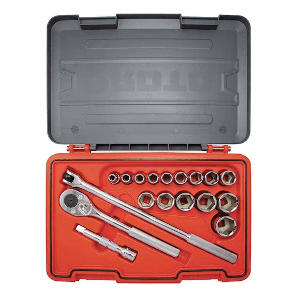 Proto J54118S 1/2" Drive 18-Piece Socket Set SAE 6 Point