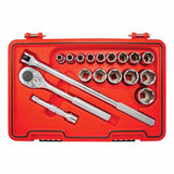 Proto J54118S 1/2" Drive 18-Piece Socket Set SAE 6 Point - 2