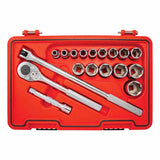 Proto J54118S 1/2" Drive 18-Piece Socket Set SAE 6 Point - 2