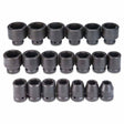 Proto J72103 3/4" Drive 20-Piece Impact Socket Set - 6 Point