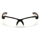 Pyramex CHB310DCC Spokane Black Frame/Clear Lens Safety Glasses - 2