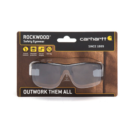 Pyramex CHB720DTCC Rockwood Safety Eyewear Black Frame/Gray Anti-Fog Lens