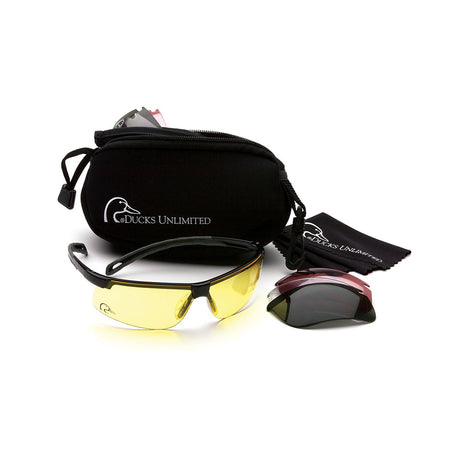 Pyramex DUCAB2 Duck's Unlimited Shooting Glass with Interchangeable Lenses