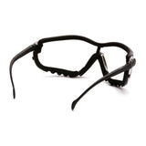Pyramex GB1810STR25 V2G Clear +2.5 H2X Anti-Fog Reader Lens Safety Goggles with Black Strap/Temples - 5