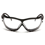 Pyramex GB1810STR25 V2G Clear +2.5 H2X Anti-Fog Reader Lens Safety Goggles with Black Strap/Temples - 3