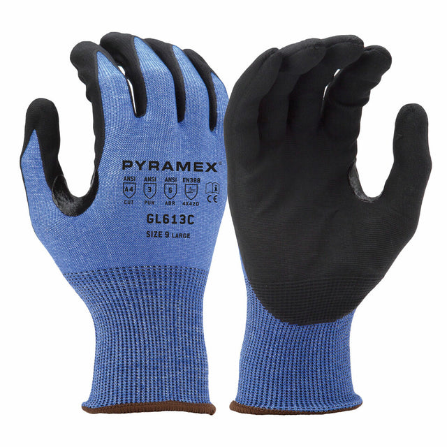 Pyramex GL613C-M Touchscreen Micro-Foam Dipped Gloves Medium [A4]