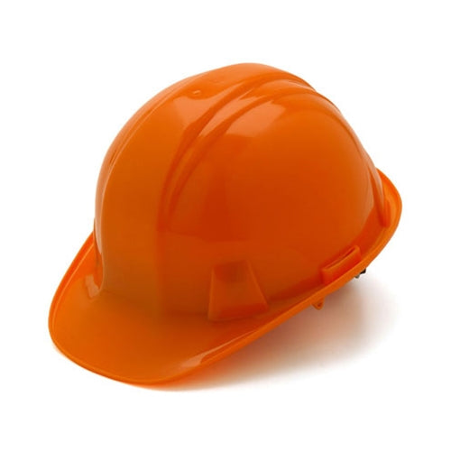 Pyramex HP14140 Cap Style Hard Hat 4 Point Ratchet Suspension - Orange