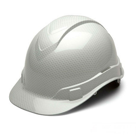 Pyramex HP44116S Ridgeline Cap Style Hard Hat, Shiny White