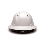 Pyramex HP54110V Ridgeline Full Brim Hard Hat, White, 4-Point Ratchet - 4