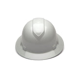 Pyramex HP54116S Ridgeline Full Brim Hard Hat, Matte White, 4-Point Ratchet - 2