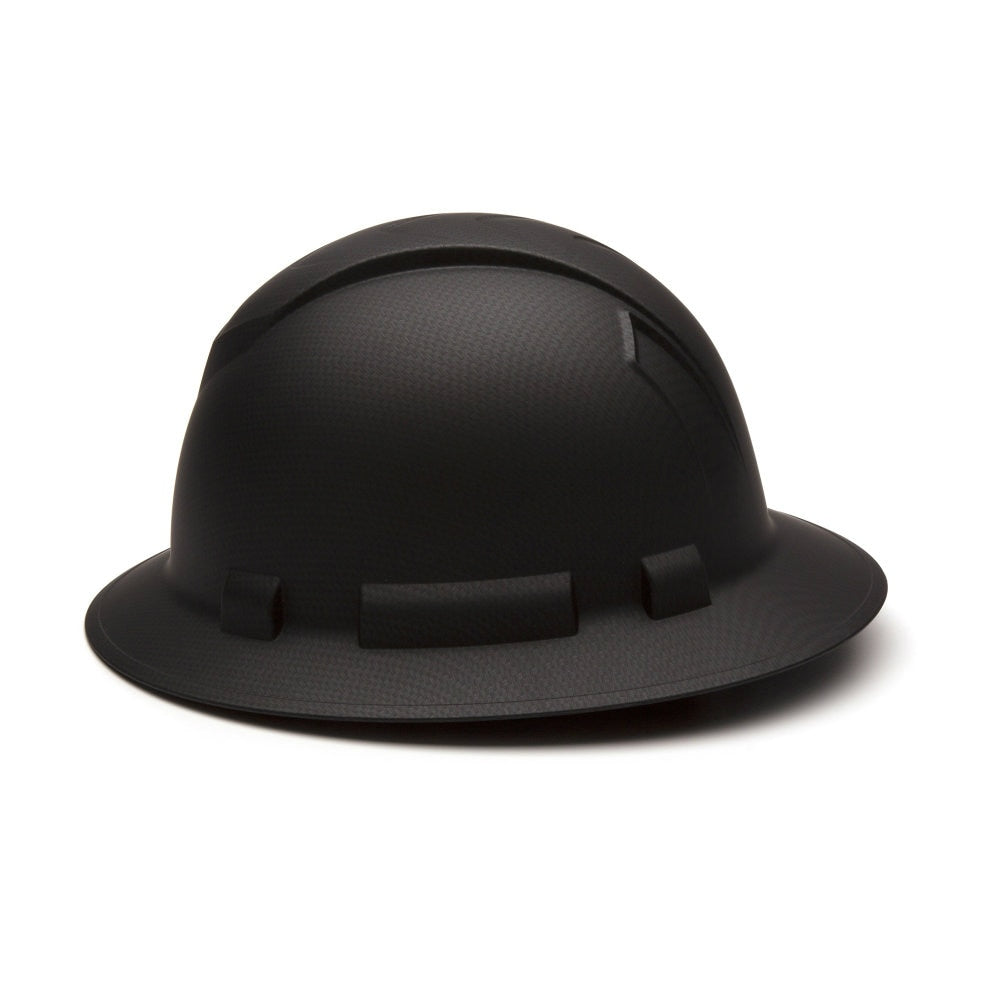 Pyramex HP54117 Ridgeline Graphite Full Brim Hard Hat, 4 Pt Ratchet - 3