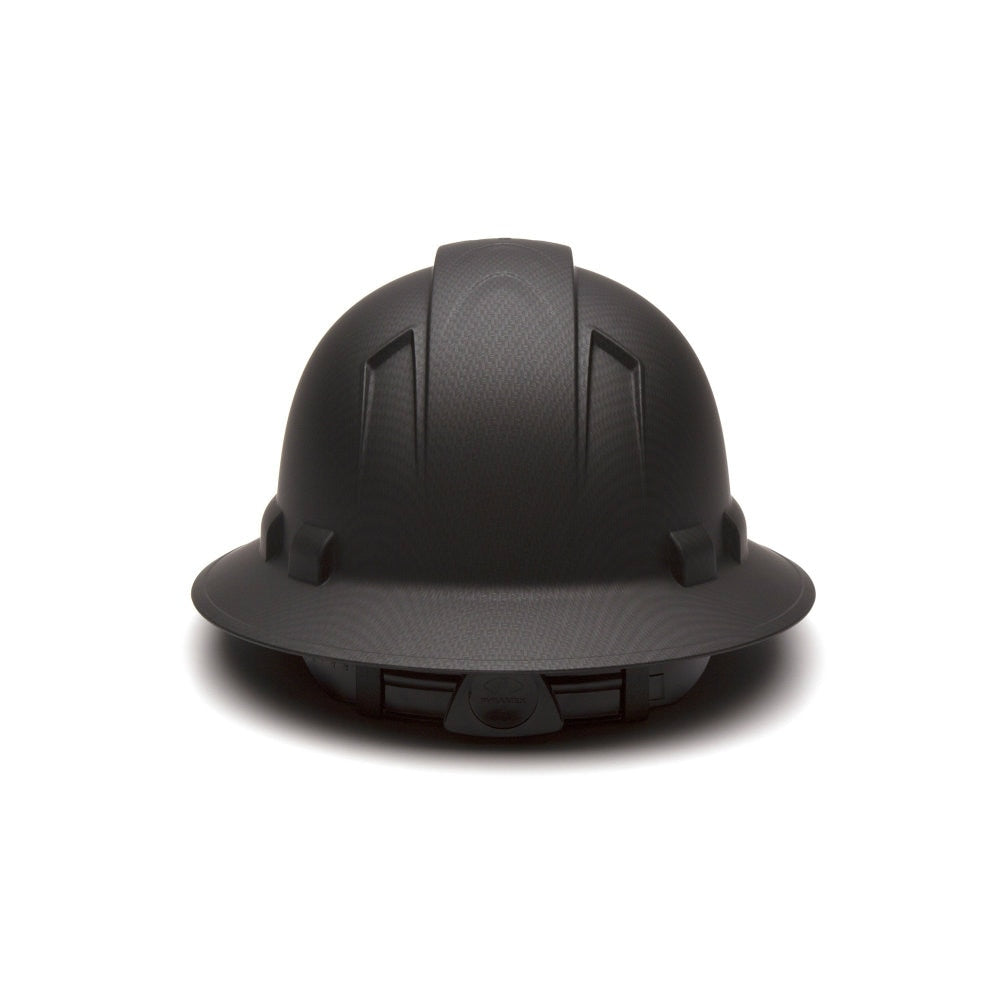Pyramex HP54117 Ridgeline Graphite Full Brim Hard Hat, 4 Pt Ratchet - 4