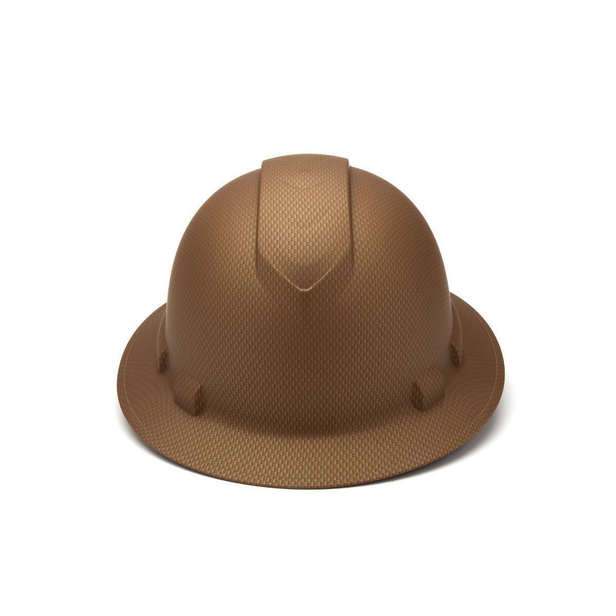 Pyramex HP54118 Ridgeline Copper Brown Full Brim Hard Hat, 4 Pt Ratchet - 2