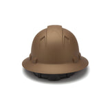 Pyramex HP54118 Ridgeline Copper Brown Full Brim Hard Hat, 4 Pt Ratchet - 3