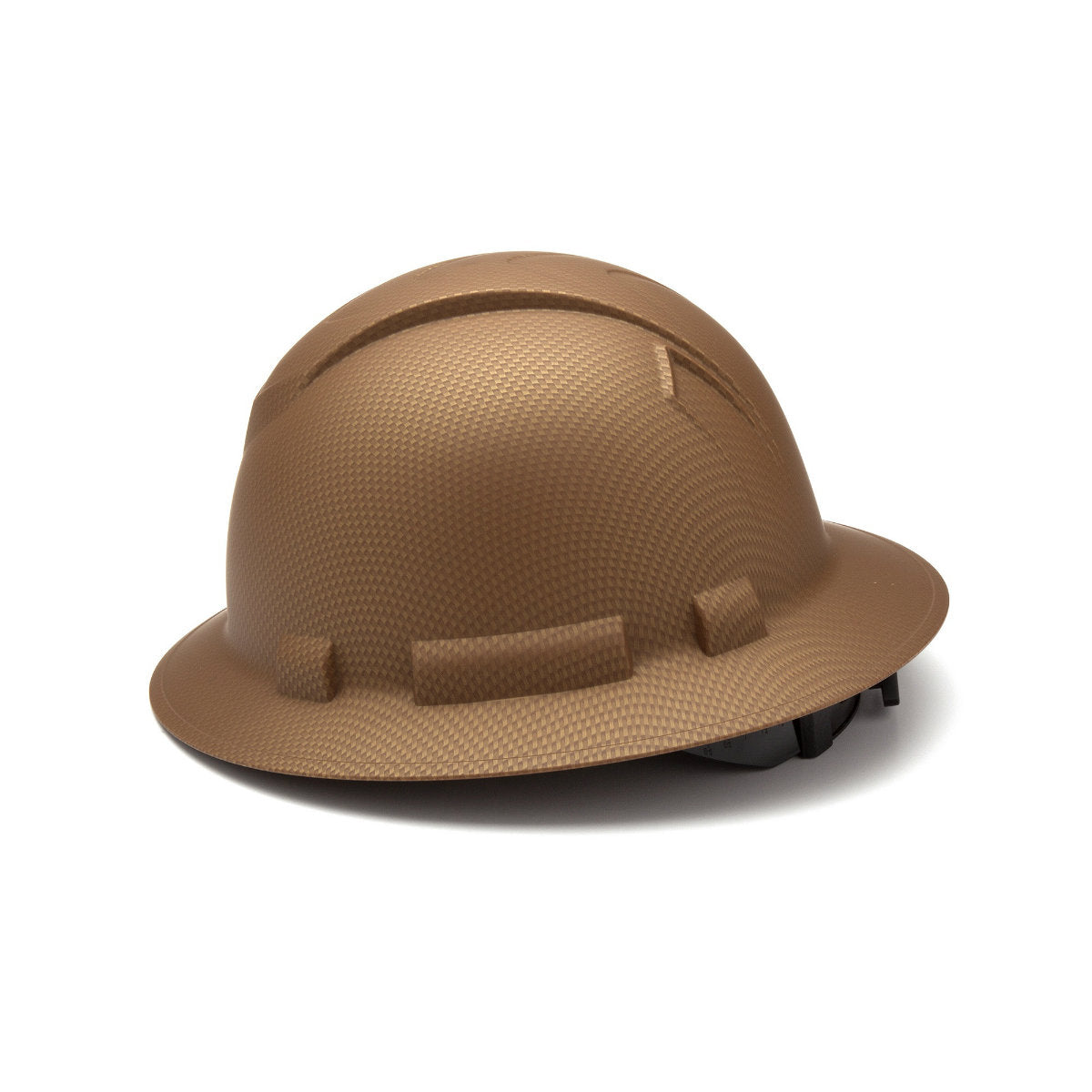 Pyramex HP54118 Ridgeline Copper Brown Full Brim Hard Hat, 4 Pt Ratchet - 4