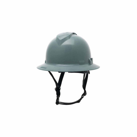 Pyramex HPT256113V Ridgeline T2 Full Brim Hard Hat - Vented - Slate Gray - 6pt Ratchet Suspension