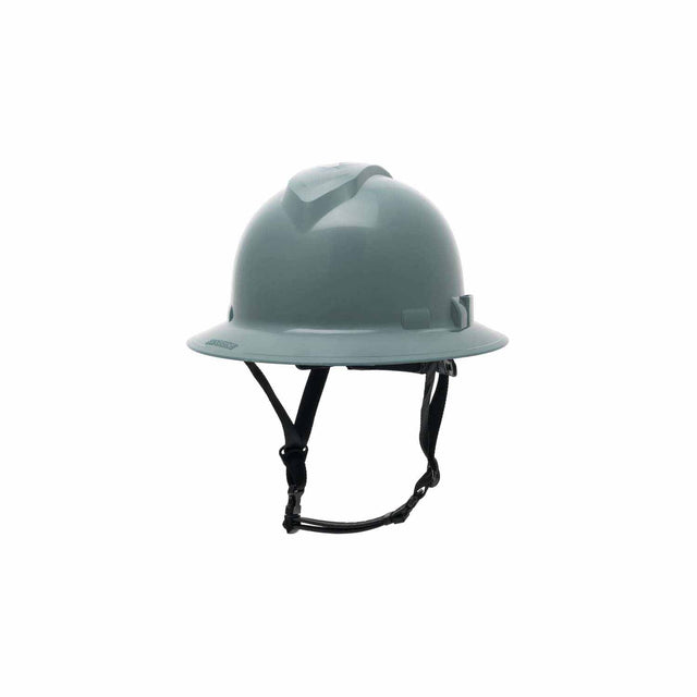 Pyramex HPT256113 Ridgeline T2 Full Brim Hard Hat - Slate Gray - 6pt Ratchet Suspension