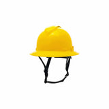Pyramex HPT256130V Ridgeline T2 Full Brim Hard Hat - Vented - Yellow - 6pt Ratchet Suspension