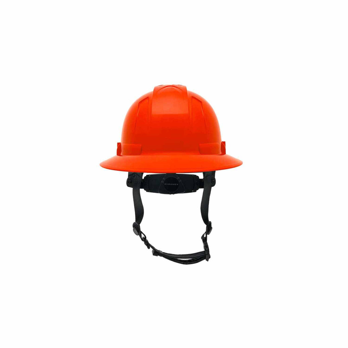 Pyramex HPT256141 Ridgeline T2 Full Brim Hard Hat - Hi-Vis Orange - 6pt Ratchet Suspension - 3