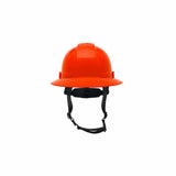 Pyramex HPT256141 Ridgeline T2 Full Brim Hard Hat - Hi-Vis Orange - 6pt Ratchet Suspension - 3