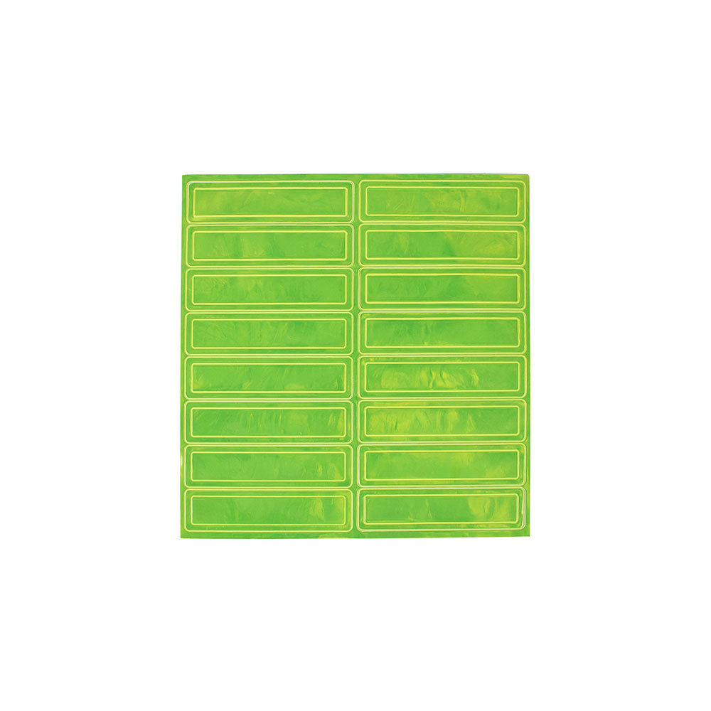 Pyramex HVRSLM Reflective Hard Hat Sticker - Lime