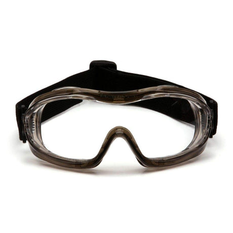 Pyramex PYG704T Clear Anti-Fog Chemical Splash Goggle Polybagged 15.2 x 7.6 x 7.6 cm
