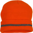 Pyramex RH120 Knit Cap With Reflective Strip-Orange