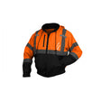 Pyramex RJ3120L Winter Wear - Hi-Vis Orange Bomber Jacket - Large