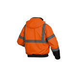 Pyramex RJ3120L Winter Wear - Hi-Vis Orange Bomber Jacket - Large - 2