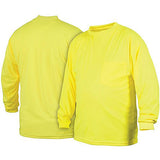 Pyramex RLTS3110NSM Hi-Vis Lime Long Sleeve T-Shirt No Tape- Medium - 3